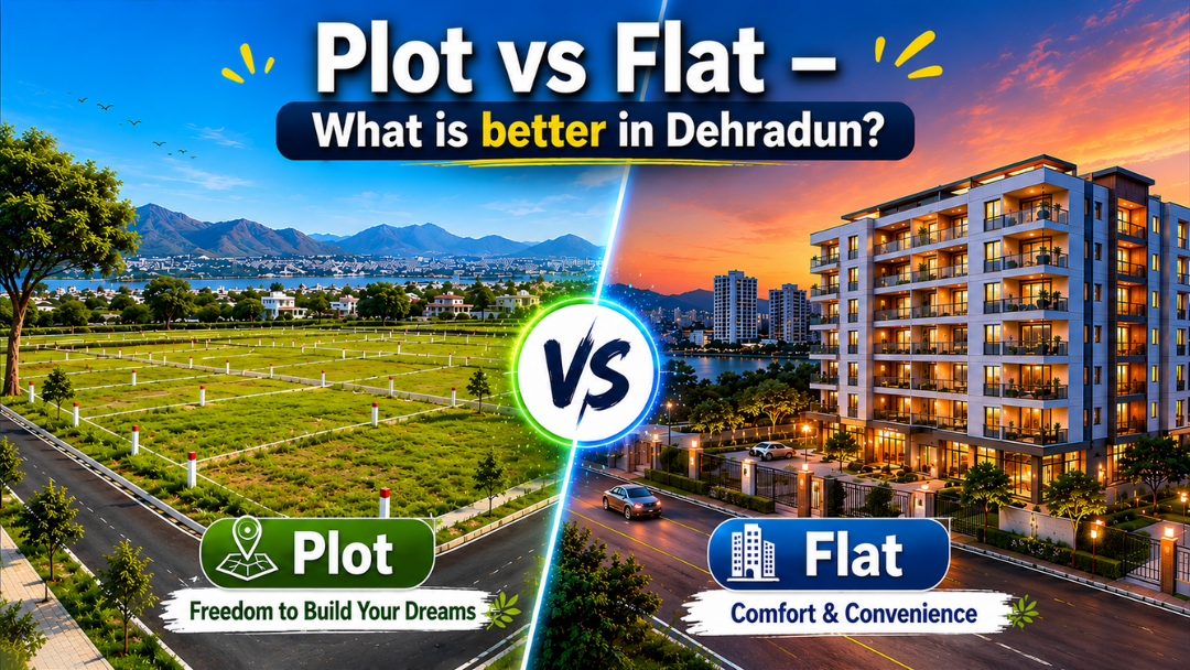 Plots vs Flats in Dehradun